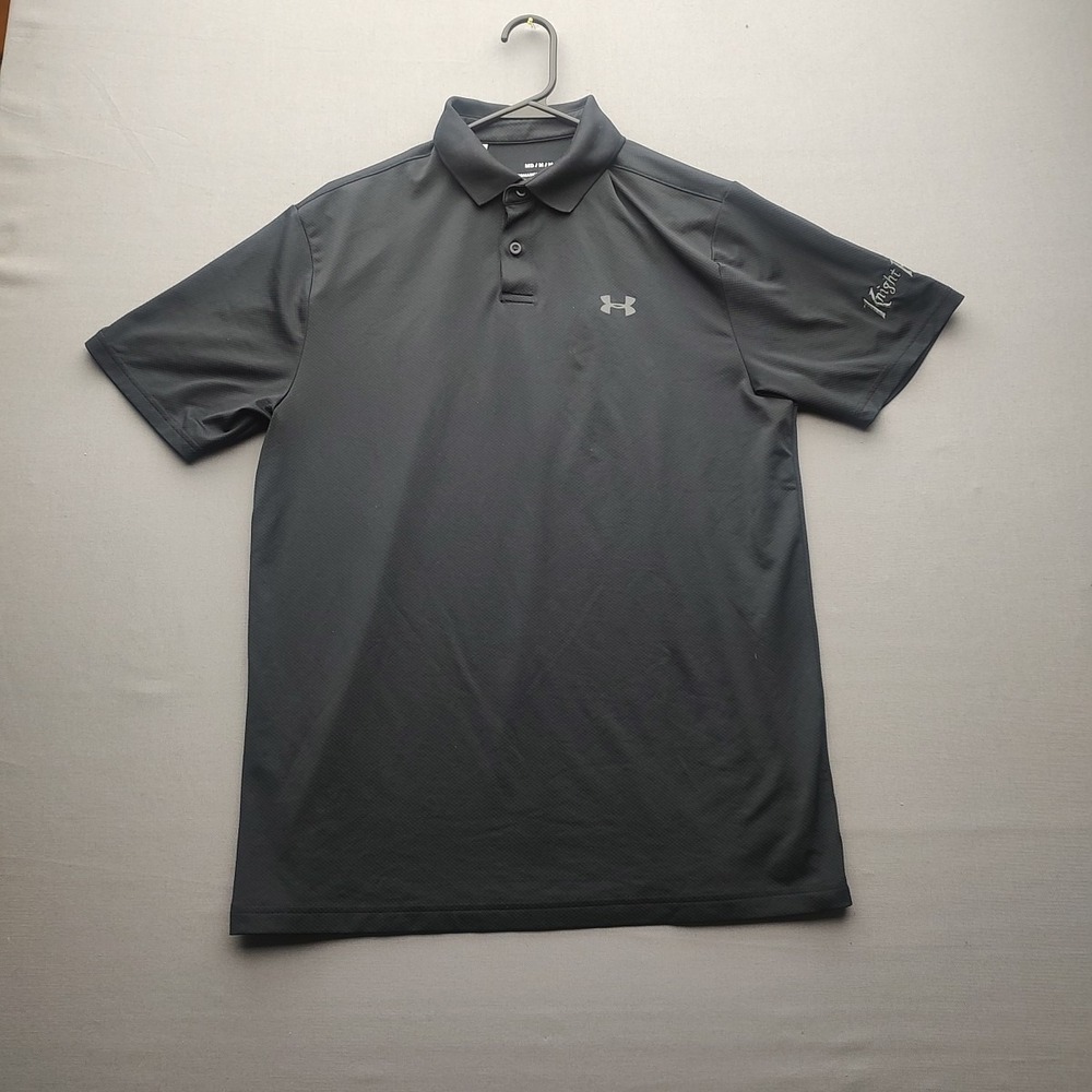 UNDER ARMOUR Men's CORP PERFORMANCE BLACK POLO SHIRT MEN'S Size M